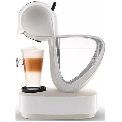 Nescafe Dolce Gusto by De'Longhi INFINISSIMA Touch Automatic Capsule Coffee Machine with Compact & Powerful up to 15 Bar Pressure, Cappuccino, Tea, Hot Chocolate & Espresso Coffee Maker EDG268.W White