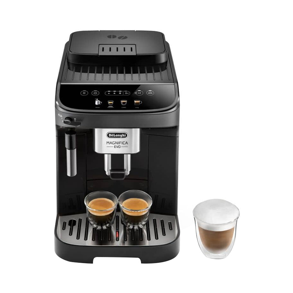 De'Longhi- Magnifica EVO Bean to Cup Fully Automatic Coffee Machine | Traditional Milk Frother | Built In Grinder | ECAM290.21.B | Black