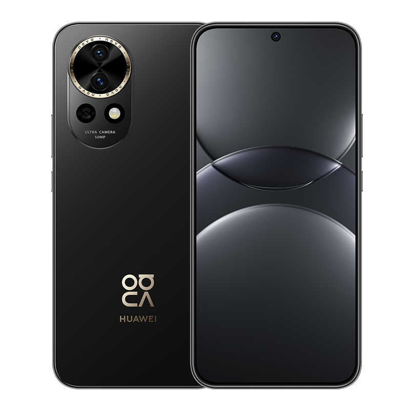 Huawei Nova 13 Smartphone 12GB RAM 256GB Storage Dual Sim, 51098CYL, Black