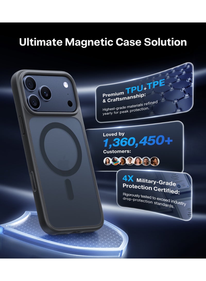 TORRAS Guardian Magnetic Case for iPhone 17 Pro Max - Black