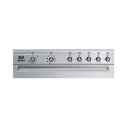 Smeg Gas Plus Electric Cooking Range 126L Silver SUK91MFX9