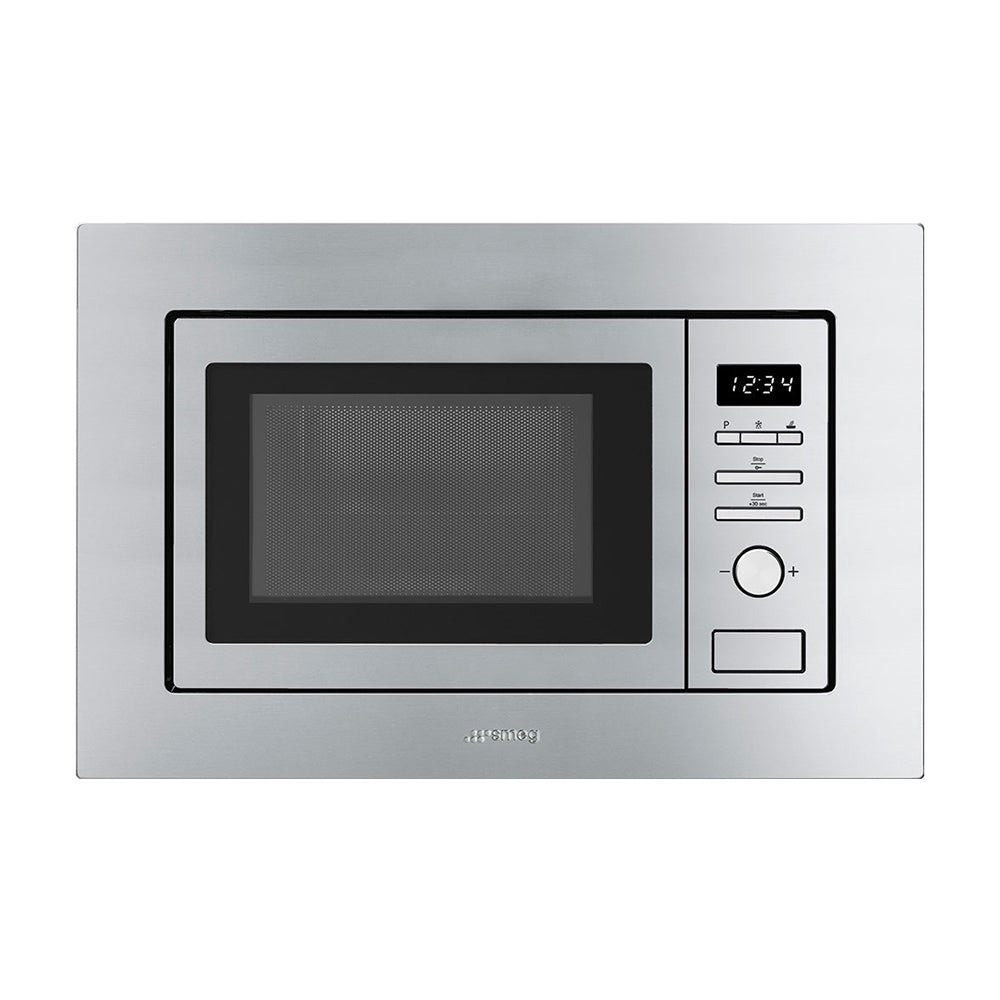 Smeg Built In Microwave Oven With Grill 20L Silver