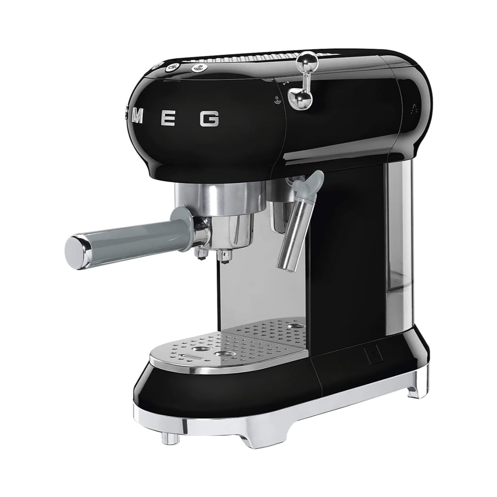 Smeg Traditional Pump Espresso Coffee Machine 1000ml Black