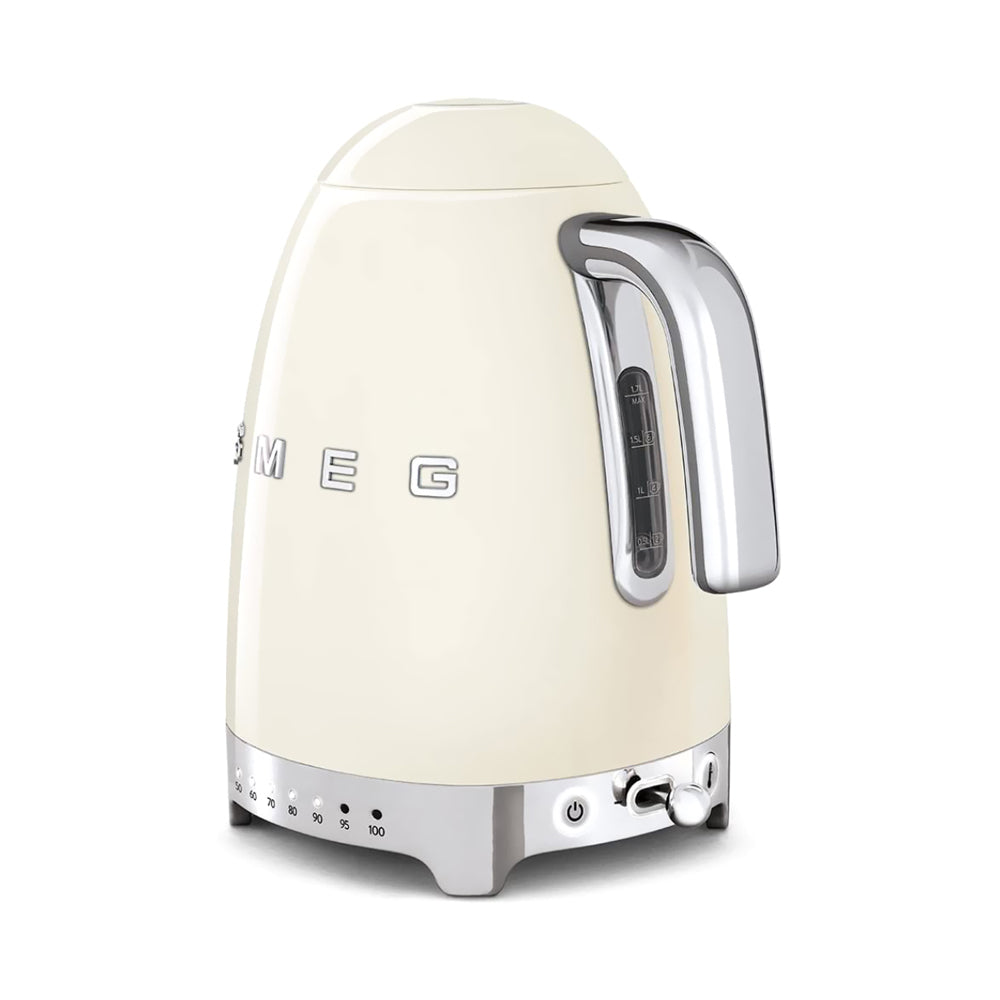 Smeg 360 Swivel Base Electric Kettle 1700ml Cream