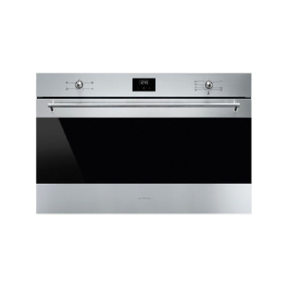 Smeg Classica 90Cm Static Built In Gas Oven 70L Silver