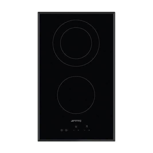 Smeg Built In Ceramic Electric Hob 30cm Black SE332EB