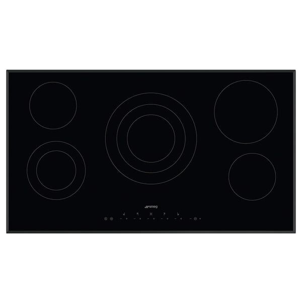 Smeg Built In Electric Hob 90cm Black SE395ETB