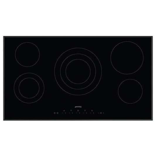 Smeg Built In Electric Hob 90cm Black SE395ETB