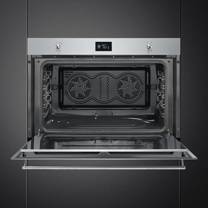 Smeg Built In Multi Function Electric Oven 90 cm Silver