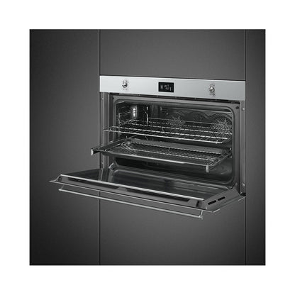 Smeg Built In Multi Function Electric Oven 90 cm Silver