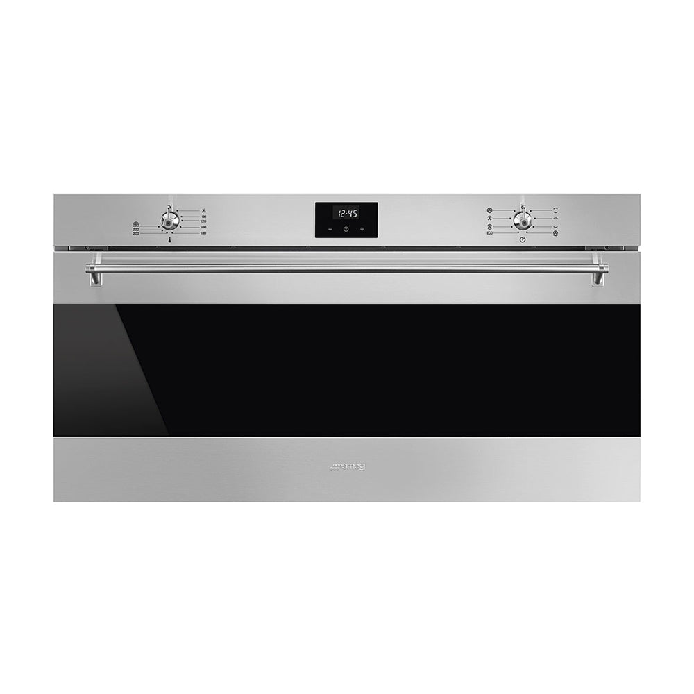 Smeg 90 Cm Built-In Thermo-Ventilated Oven 85L Silver