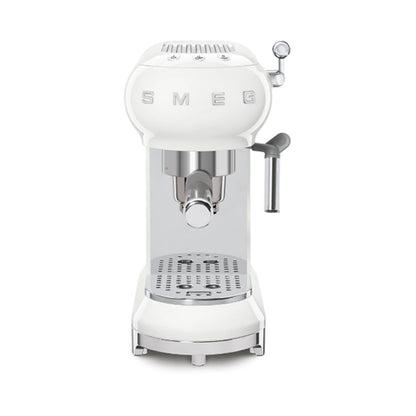 Smeg 50's Style Pump Espresso Maker 1L White