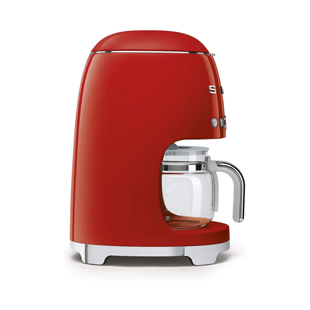 Smeg Drip Coffee Machine 1.4L Red DCF02RDUK