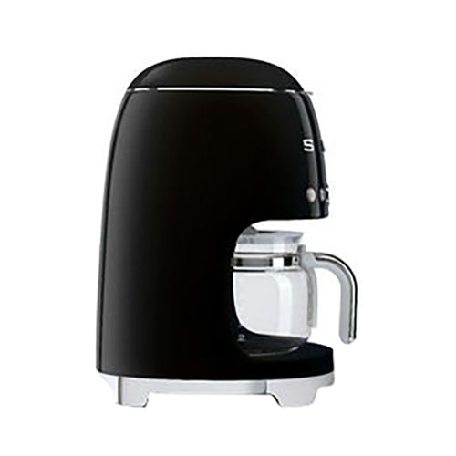 Smeg 50's Style Coffee Maker with Filter 1400ml Black