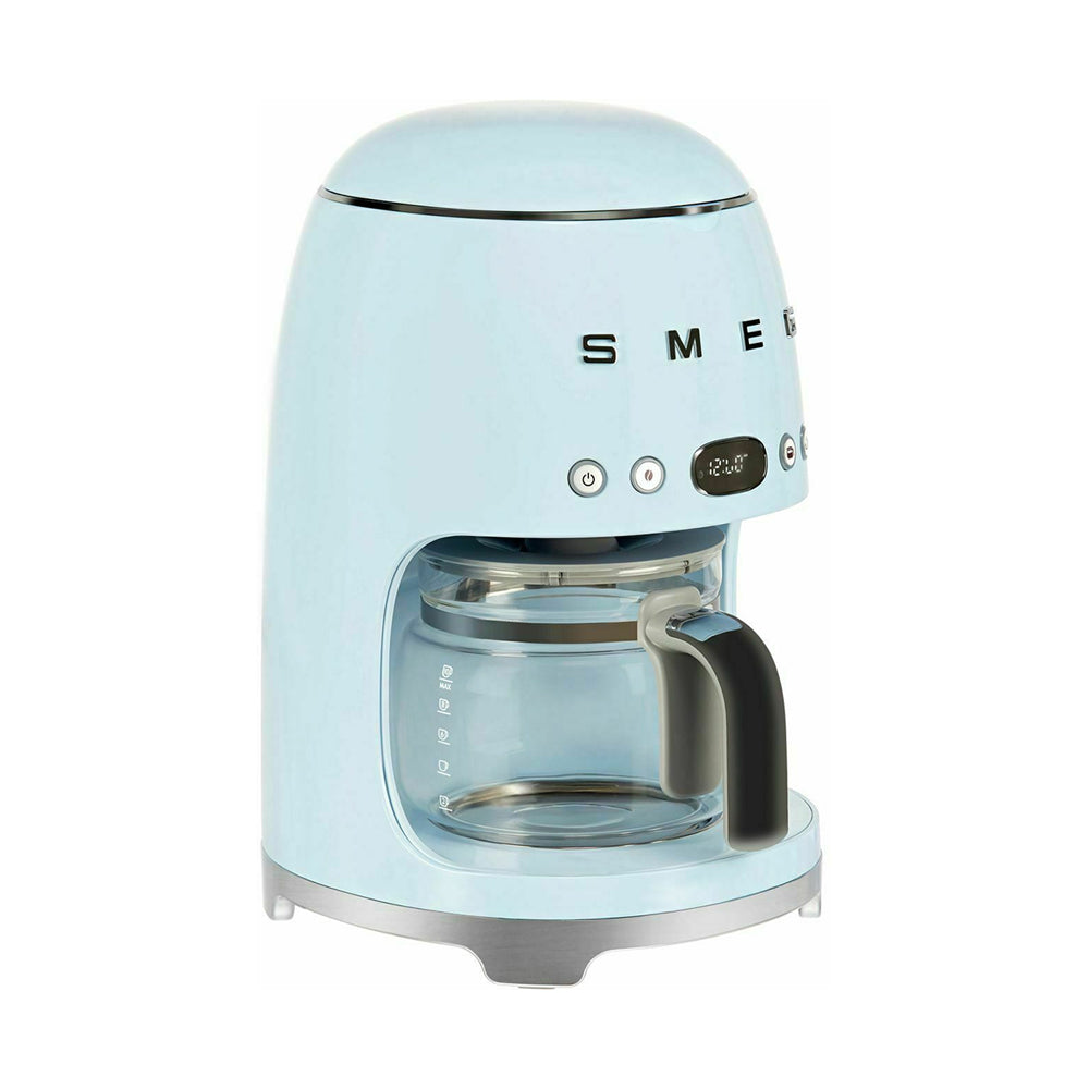 Smeg 50's Retro Drip Filter Coffee Machine 1400ml Pastel Blue