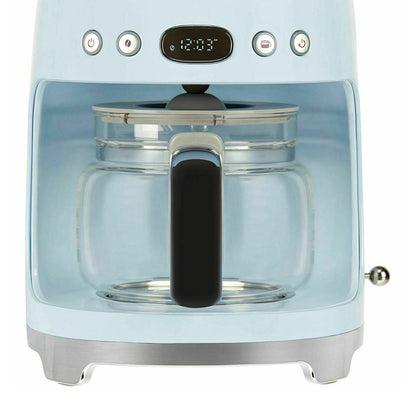 Smeg 50's Retro Drip Filter Coffee Machine 1400ml Pastel Blue