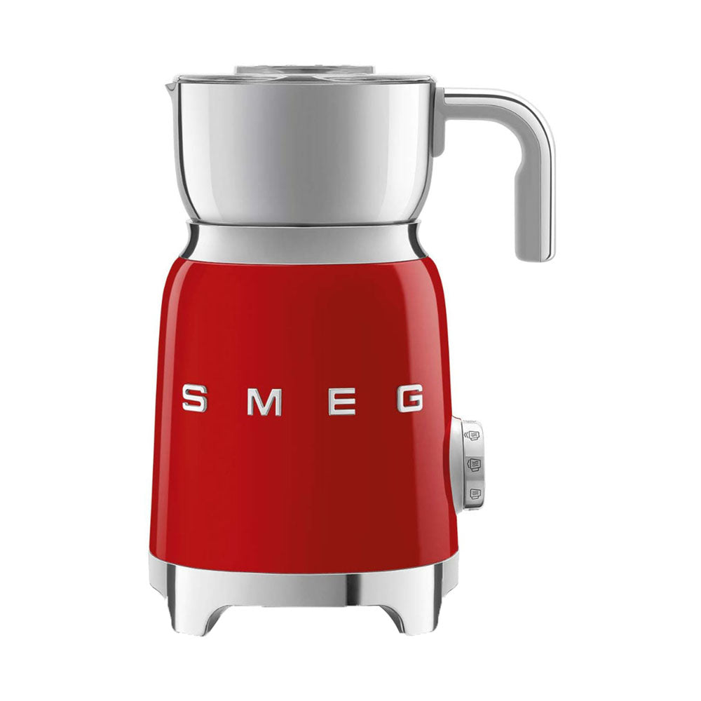 Smeg Retro 50's Style Automatic Milk Frother 500ml Red