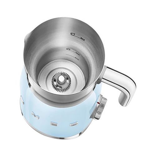 Smeg 500W 50's Style Automatic Milk Frother Pastel Blue