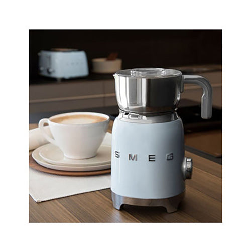 Smeg 500W 50's Style Automatic Milk Frother Pastel Blue
