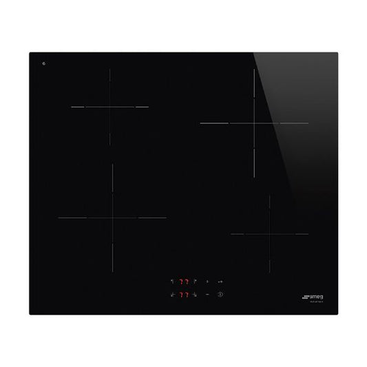 Smeg Built In Electric Induction Hob 60cm Black SI2641D