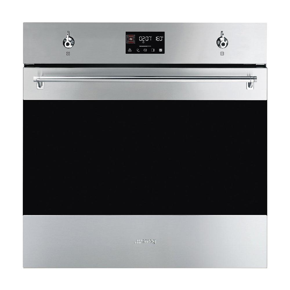 Smeg Classica Electric Single Oven 68L Silver