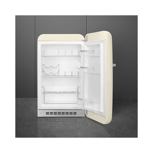 Smeg Single Door Refrigerator 130L White FAB10HRCR5