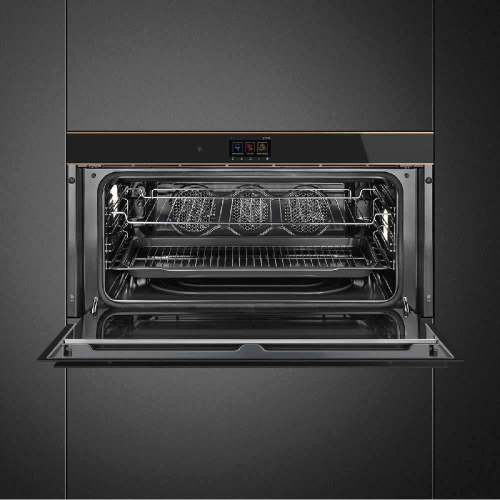 Smeg Electric Thermoventilated Oven 85L Black