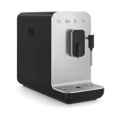 Smeg Retro 50's Style Bean to Cup Coffee Machine 1.4L Matte Black