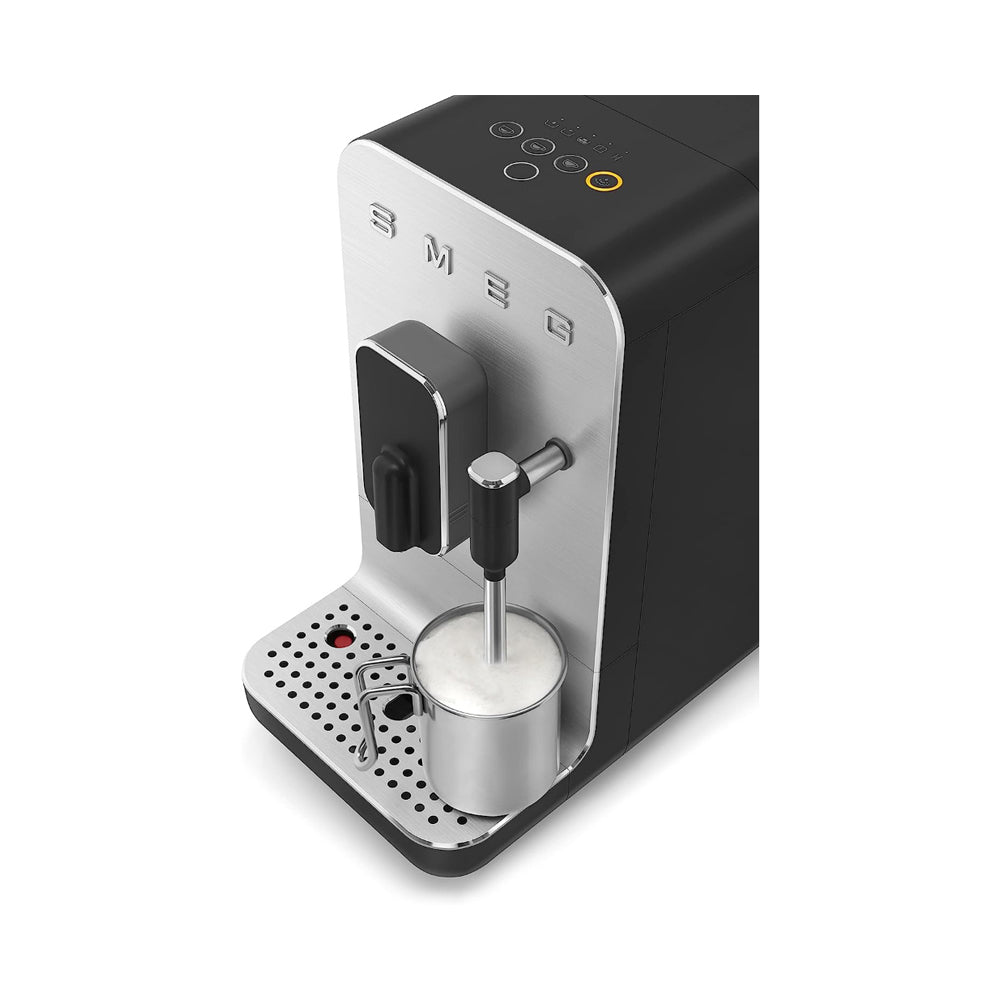 Smeg Retro 50's Style Bean to Cup Coffee Machine 1.4L Matte Black