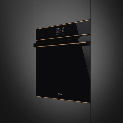 Smeg Built-In Traditional Pyro Galileo Oven 68L Black