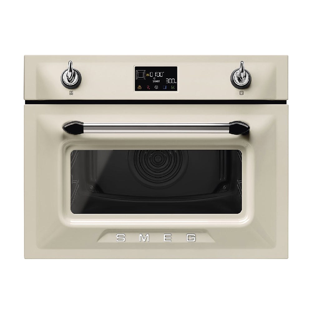 Smeg Built-In Compact Micro Combi Galileo Oven 40L Cream