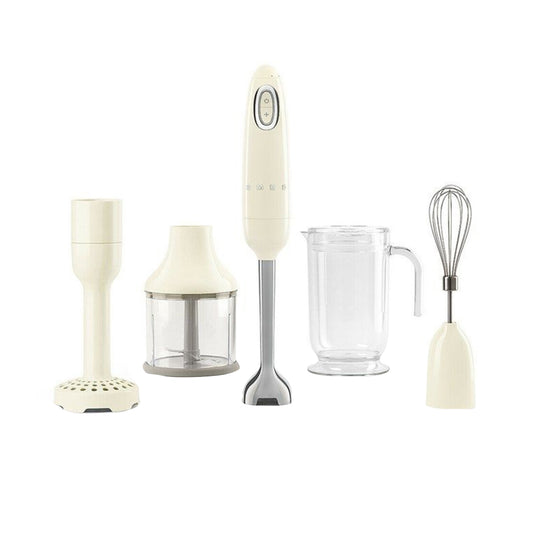 Smeg Hand Blender With 4 Accessories Cream