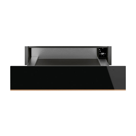 Smeg Dolce Stil Novo Built In Reheat Warming Drawer Black