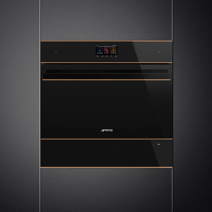 Smeg Dolce Stil Novo Built In Reheat Warming Drawer Black