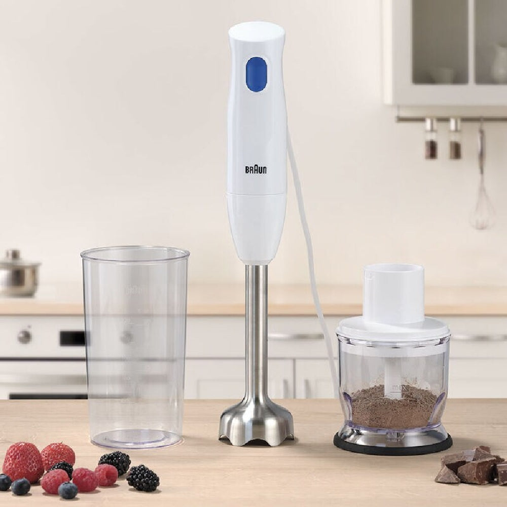 Braun Multiquick Lightest 1 Hand Blender White MQ10.201M WH