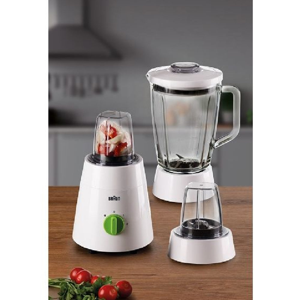 Braun 3 In 1 Jug Blender With Chopper And Grinder White