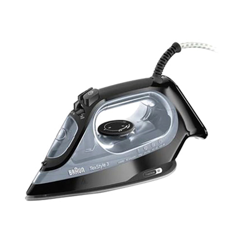 Braun TeXStyle Steam Iron, Black, Si 3055 Bk.