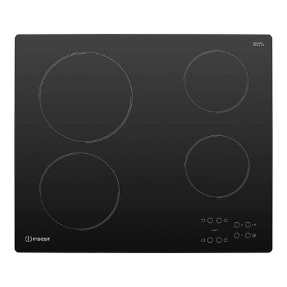 Indesit Vitro Ceramic Hob With 4 Cook Zone Black AAR-160C