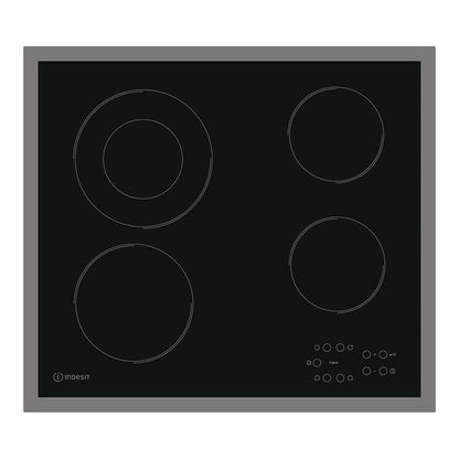 Indesit Vitro Ceramic Hob With 4 Cook Zone 90cm Black RI-261X