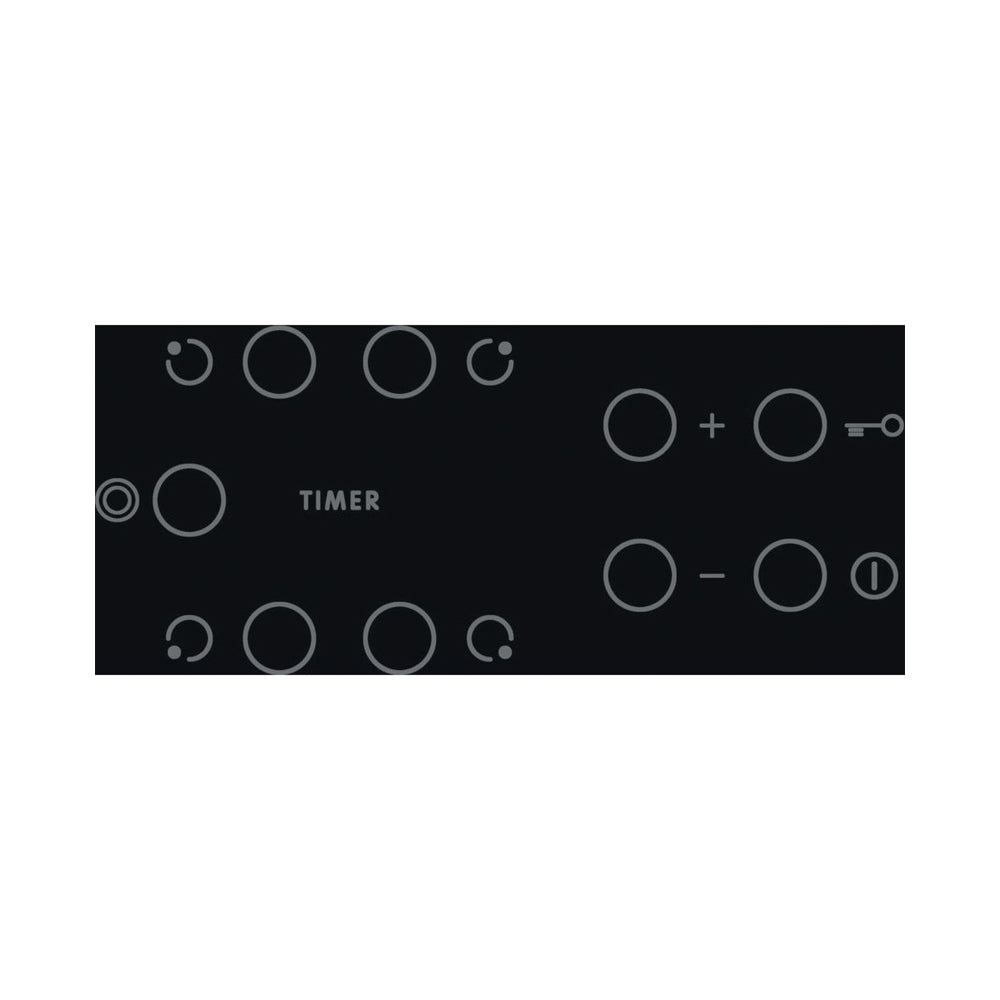 Indesit Vitro Ceramic Hob With 4 Cook Zone 90cm Black RI-261X