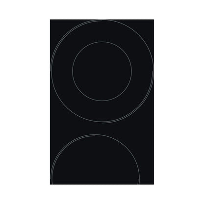 Indesit Vitro Ceramic Hob With 4 Cook Zone 90cm Black RI-261X