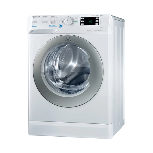 Indesit Front Load Washing Machine 10kg White BWE-101484XWSSSGCC