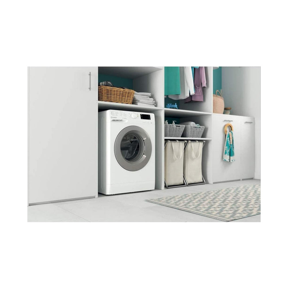 Indesit Front Load Washing Machine 8kg White MTWE-81483WSGCC