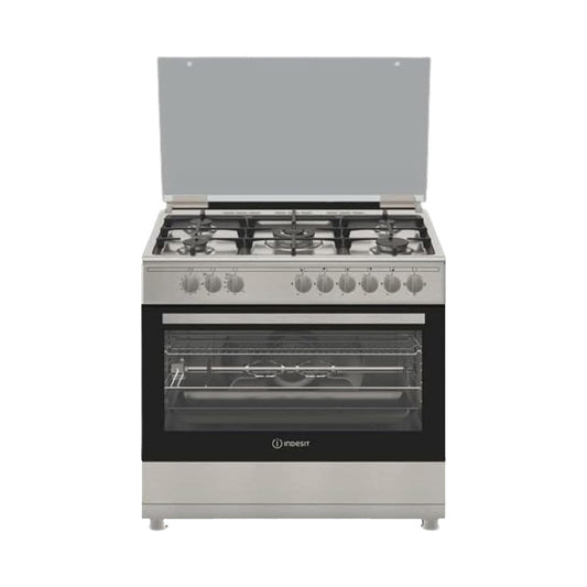 Indesit 5 Burners  Gas Cooker Silver IM9GC1KCX/MEA