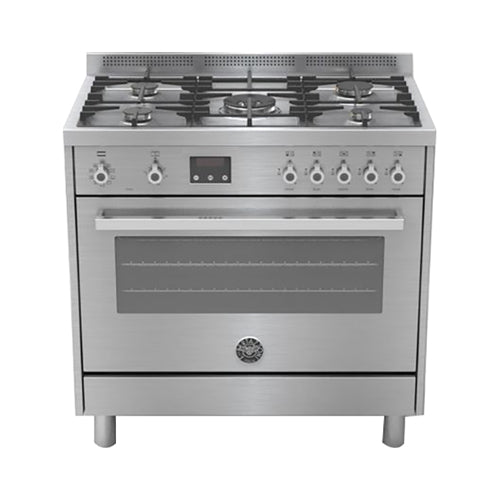 Bertazzoni Electric Oven with Dual Fan 90cm Silver PRO905MFELXE