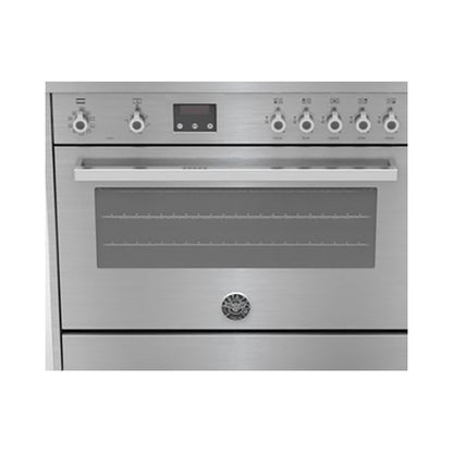 Bertazzoni Electric Oven with Dual Fan 90cm Silver PRO905MFELXE