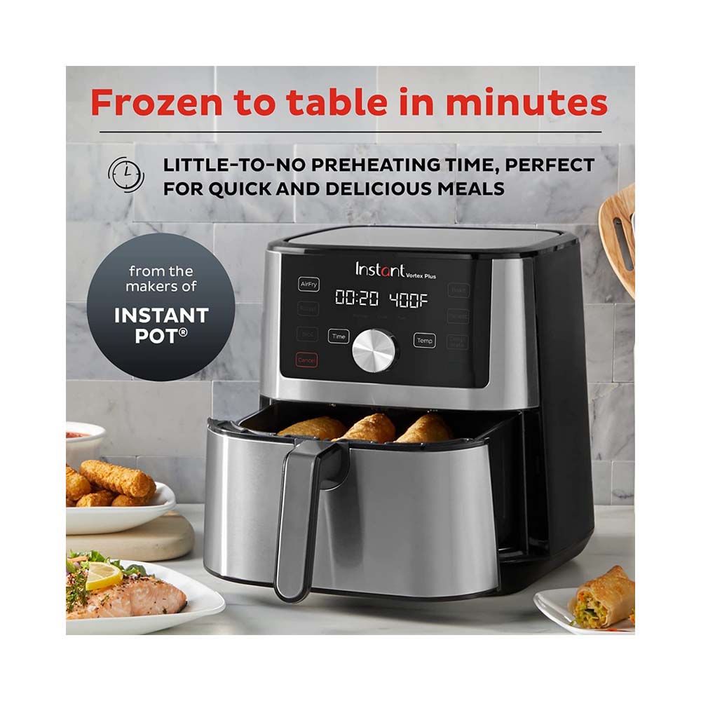 Instant Vortex Air Fryer 5.7L Silver/Black