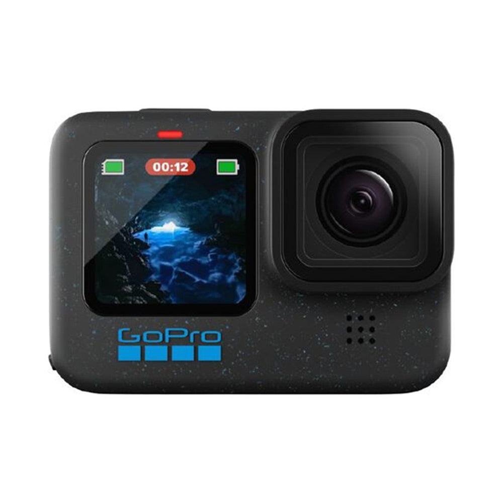 GoPro HERO12 Black Action Camera Waterproof with 5.3K60 Ultra HD Video, 27MP Photos, HDR, 1/1.9" Image Sensor, Live Streaming, Webcam, Stabilization