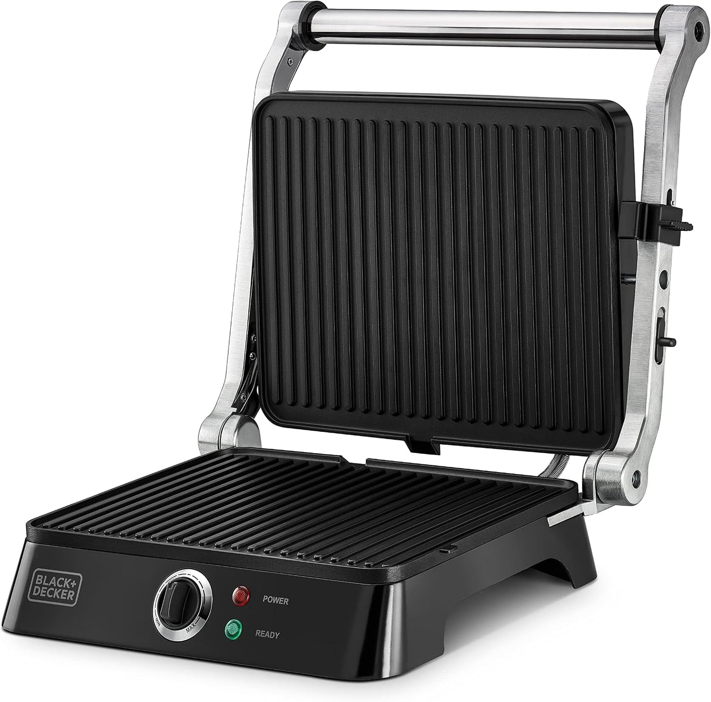 BLACK+DECKER CG1400-B5 Contact Grill with Fixed Plate 1400W Black