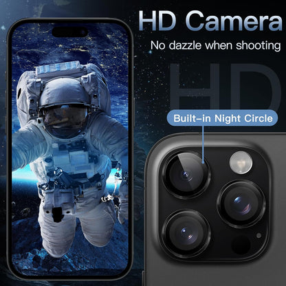 PROTECT  iPhone 16 Pro Xzoom Lens Protector, Sapphire Glass, Alloy Material, Ultra Clear, Premium Finish, Black, XIP16PBLK